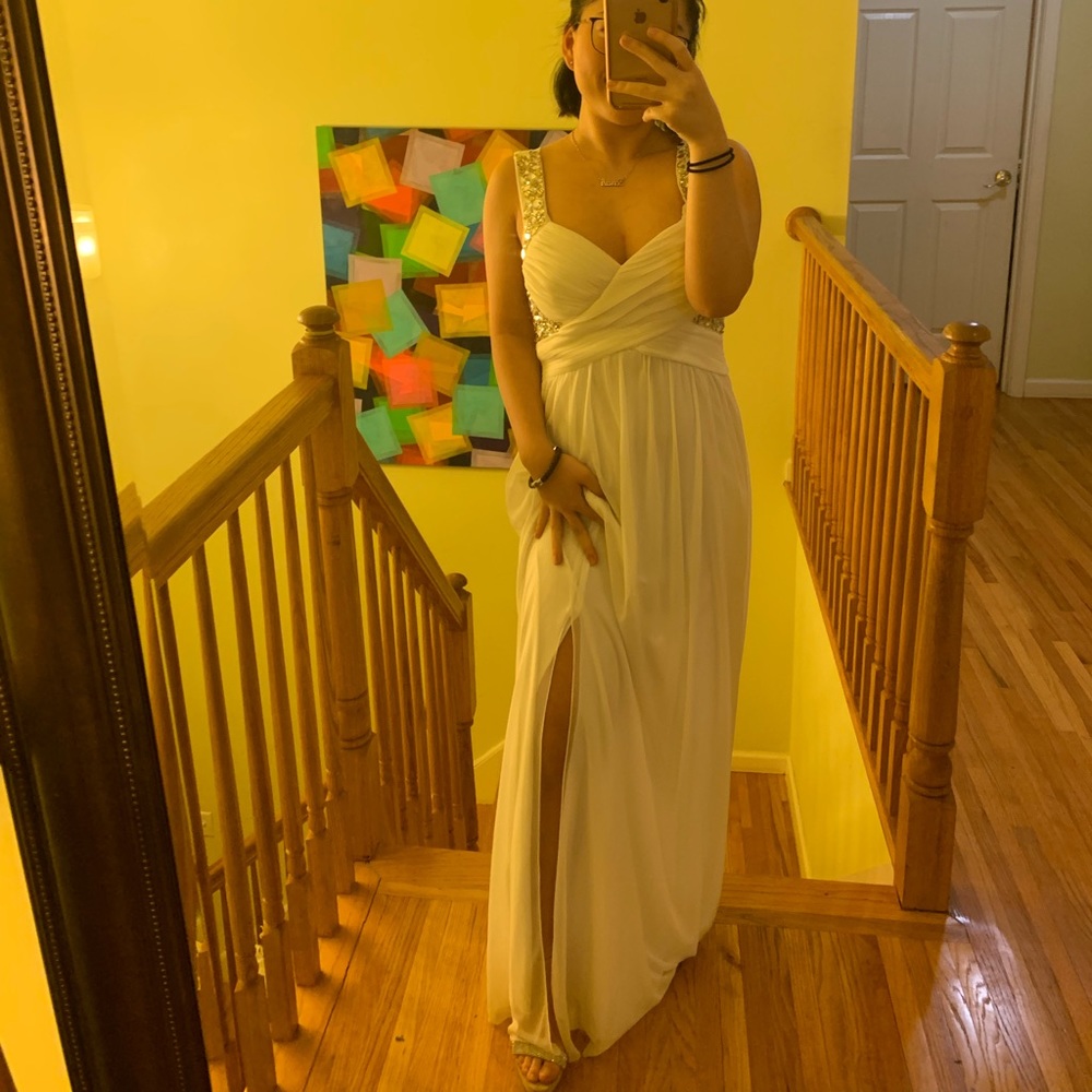 White PROM DRESS
